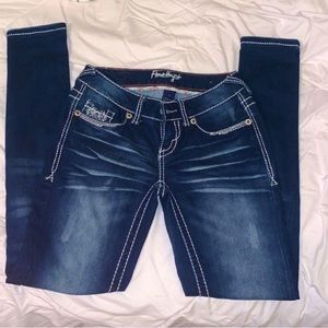 Dark Wash Amethyst Skinny Jeans Size 1